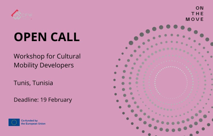 Appel à candidatures : Atelier pour les développeurs de la mobilité culturelle à Tunis