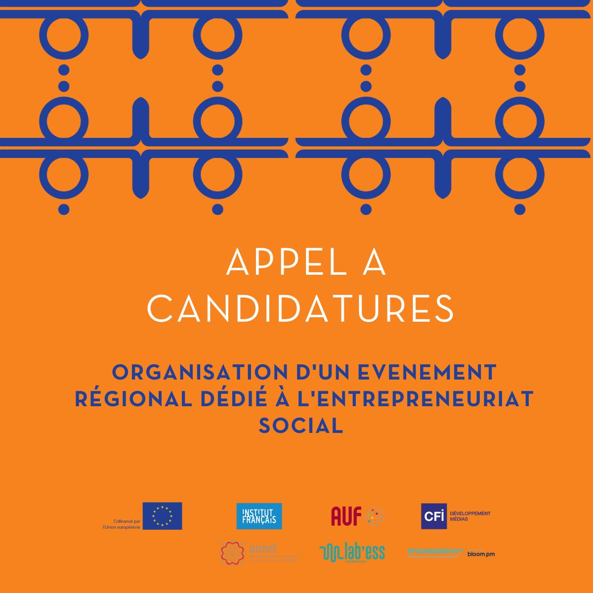 Appel à candidatures  : Organisation d’un événement «jeunesses et entrepreneuriat social »