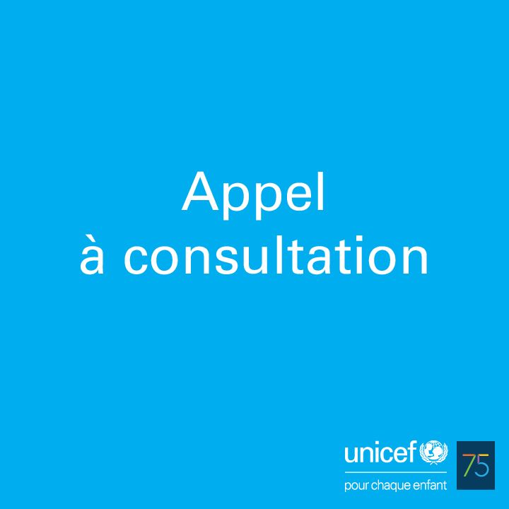 UNICEF Algérie lance une consultation internationale